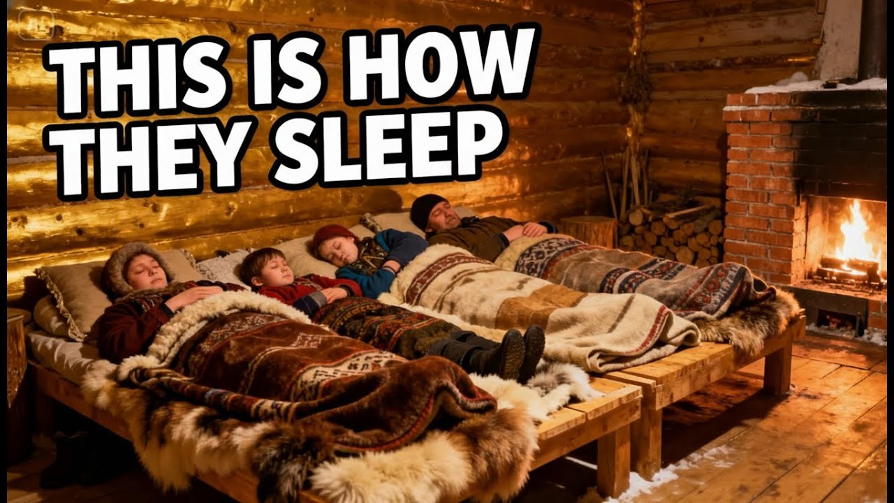 How Yakut People Sleep at –71°C #yakutia #extremecold #survival #arcticlife