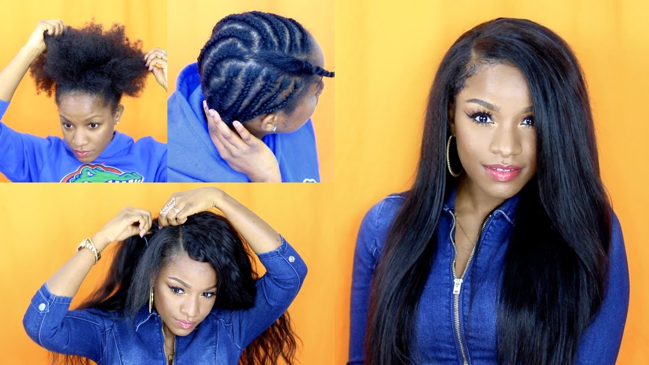 Easiest U-Part Wig Tutorial EVER! Detailed