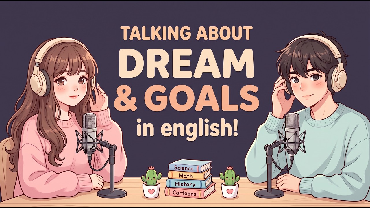 English Podcast For Learning English Conversation | Talk About Dreams and Goals | Learn English Fast