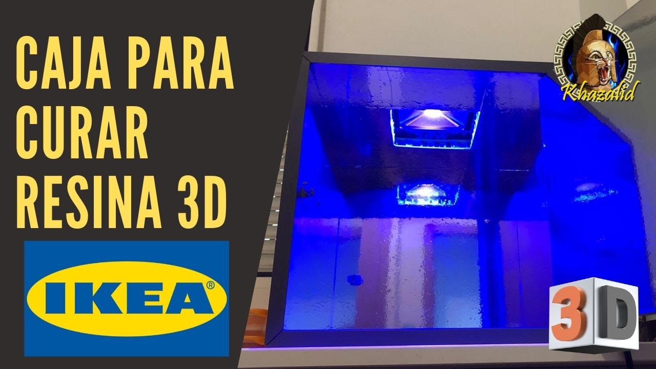 ✅CAJA CASERA IKEA para CURAR🌟IMPRESORAs 3D