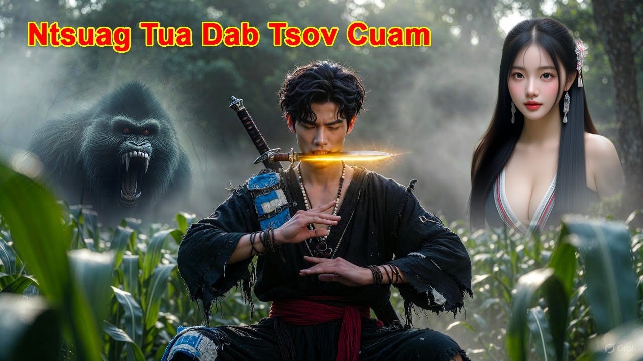 ntsuag tua dab tsov cuam Hmong Storieds 苗族的故事
