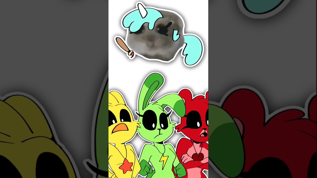 Poppy's Playtime Bobby BearHug x Hoppy Hopscotch x KickinChicken Yell At CraftyCorn 🦄 ✨️