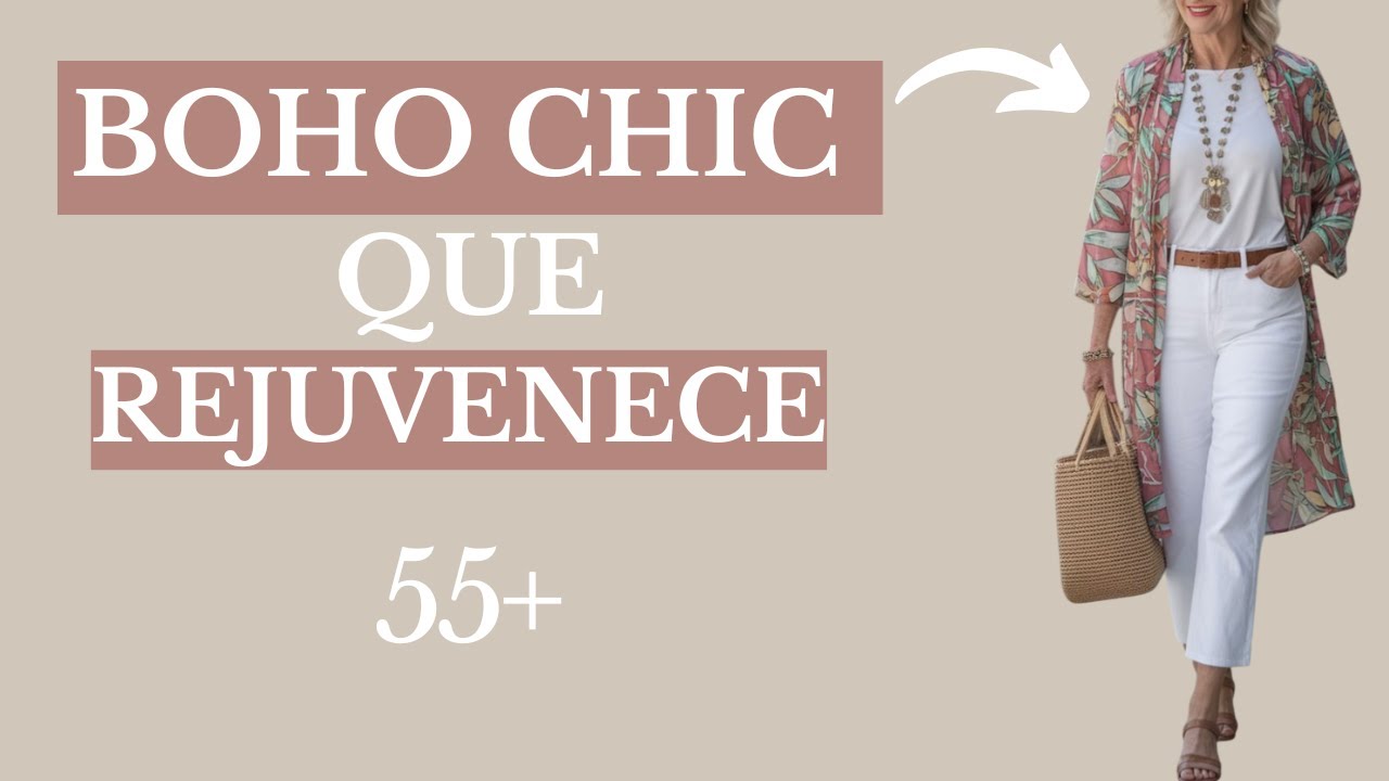 7 Looks BOHO CHIC que REJUVENECEN Sin Esfuerzo Después de los 55