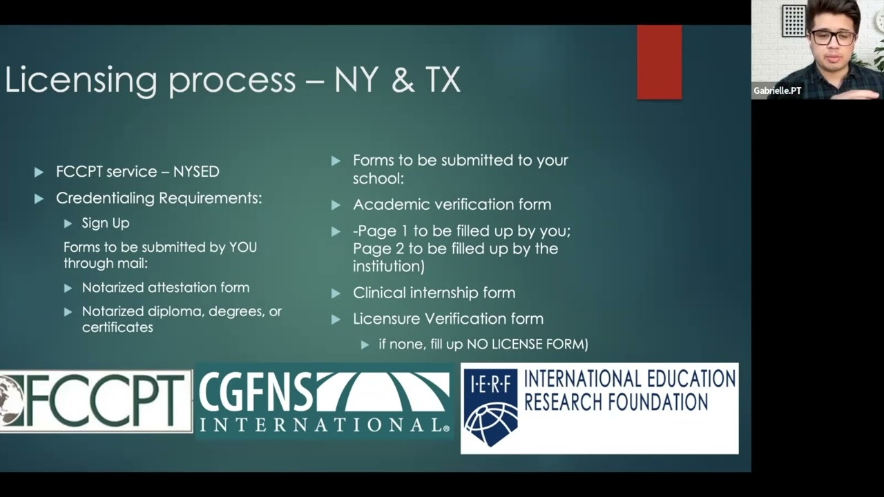 FACTS Webinar Journey from a Physiotherapist to Licensed PT in the United States - Philippines to US