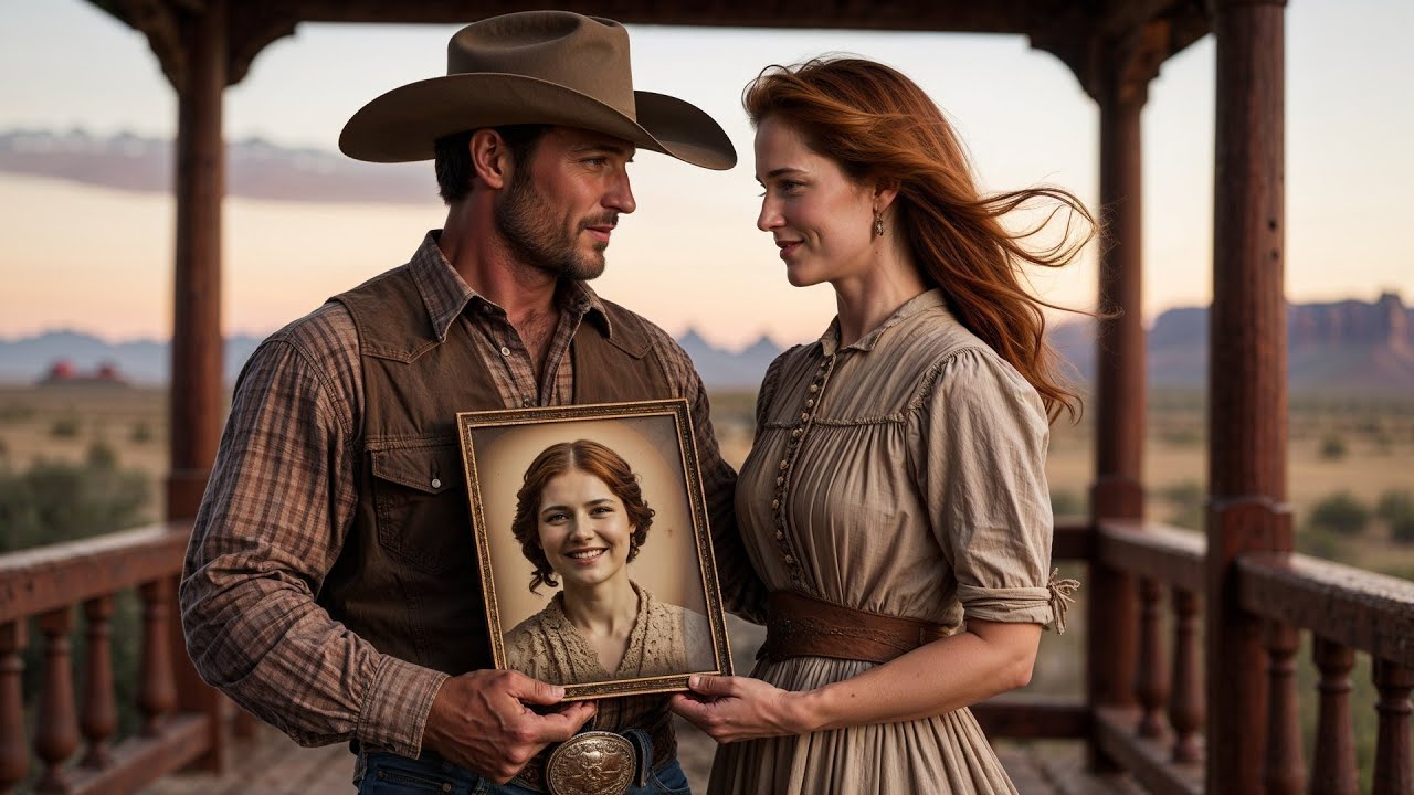 The Cowboy Stared at His Wife’s Picture, Until She Smiled in Its Place