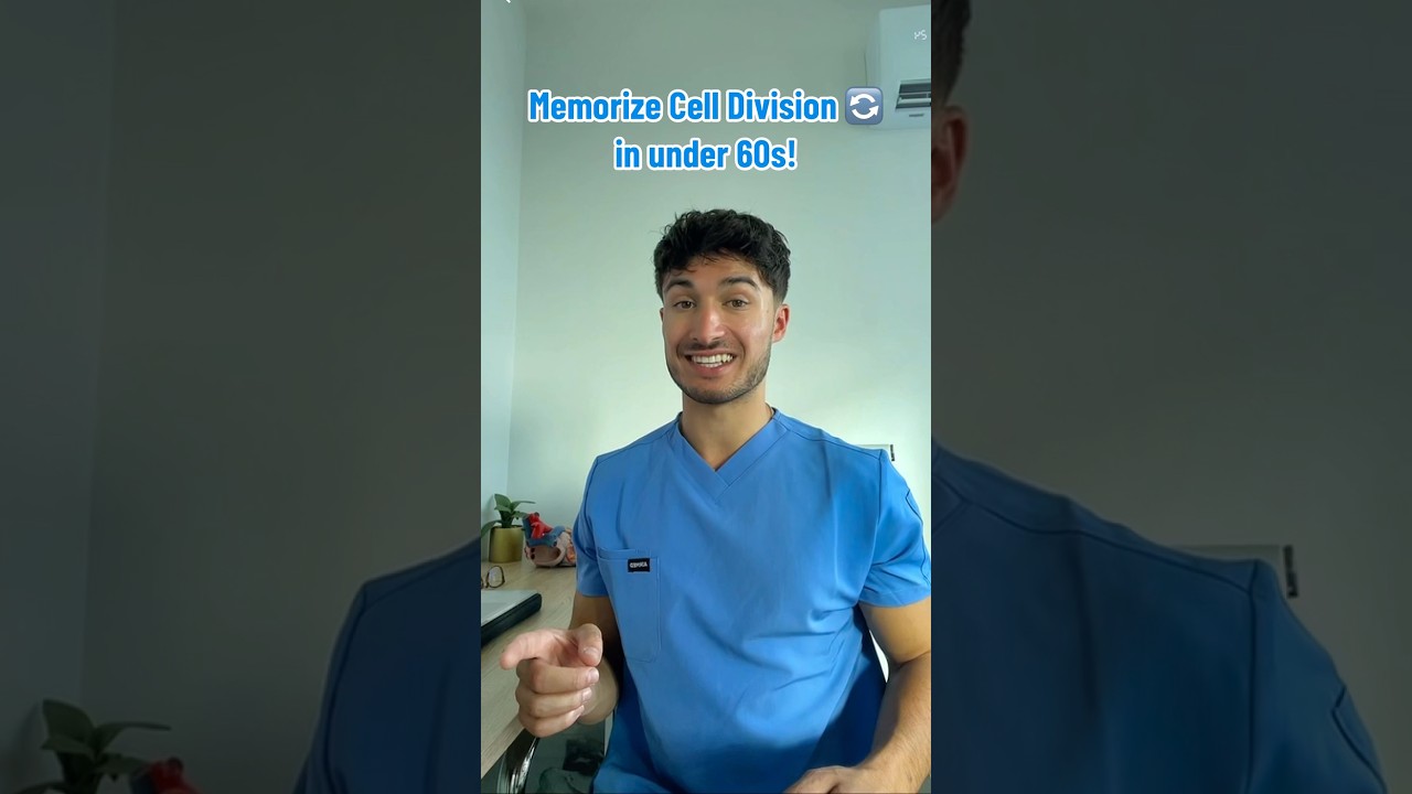 Запоминай #делениеклетокдо60лет! 🔄 #шорты #биология #mcat #mcatprep #premed #premedstudent #med