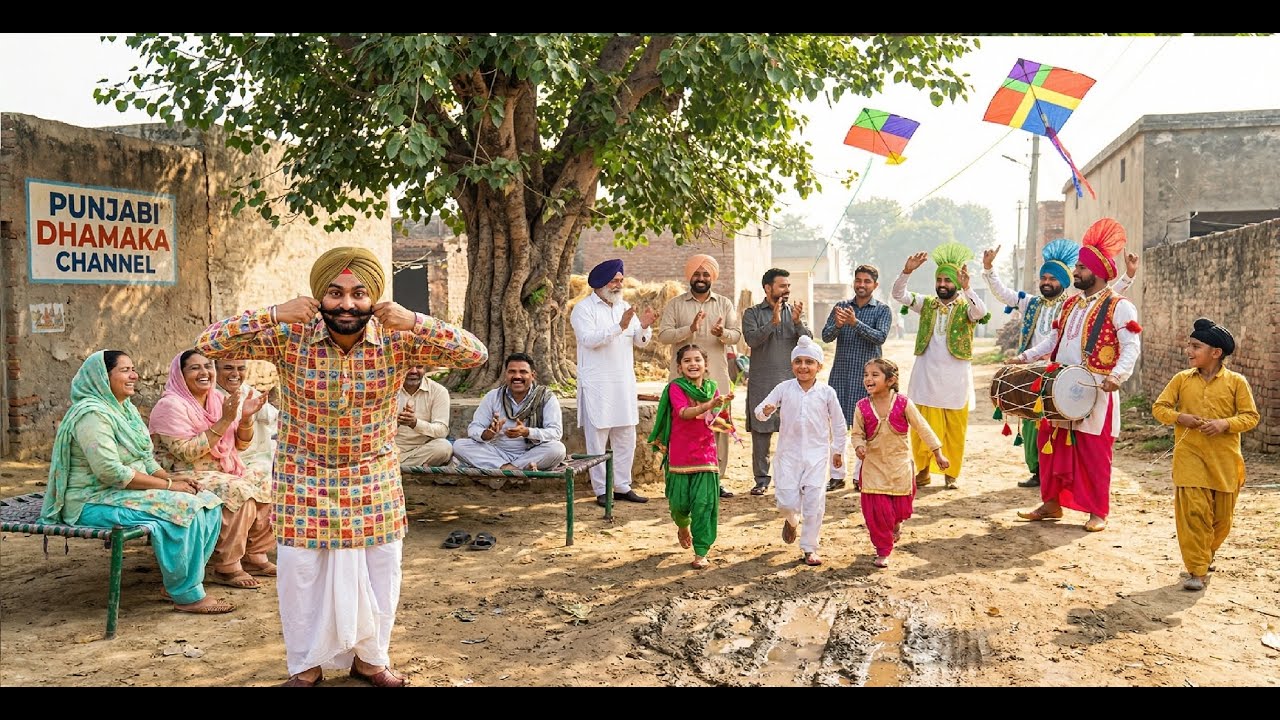 “Punjabi Pind Comedy Show  | Dhool, Dosti Aur Dhamal”  || “Punjabi Gaon Ki Zabardast Comedy  | viral
