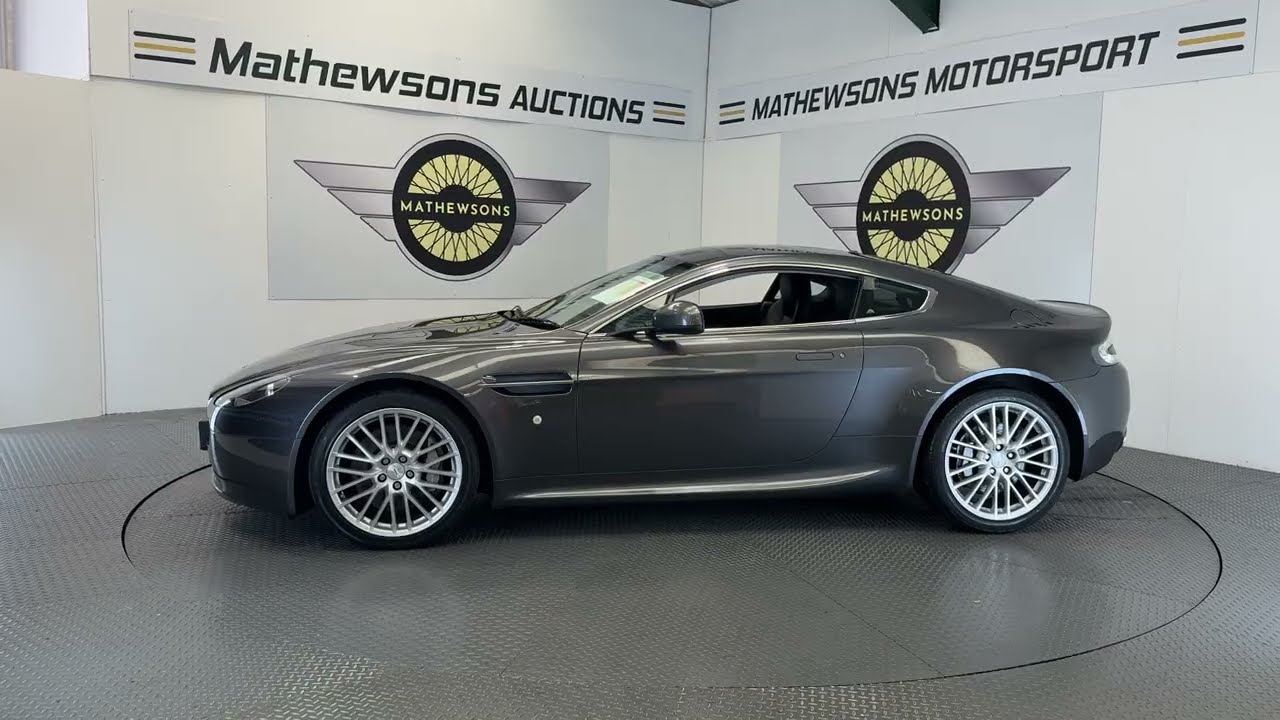 ASTON MARTIN VANTAGE V8 2010 ГОДА (АВТОМАТ) | Mathewsons Classic Cars | Аукцион: 29, 30 и 31 июля...