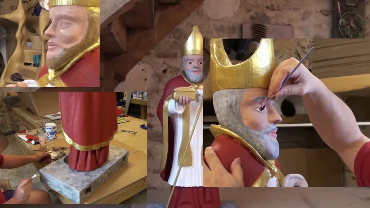 Sculpture en papier maché