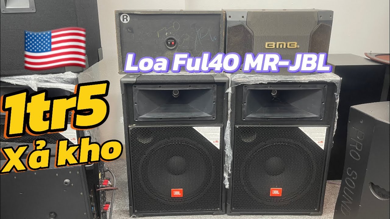 Con Hàng Khủng JbL Mr40 - Loa bãi về ngập kho giá cực rẻ chưa bao giờ có giá này 1tr5/1 đôi bao ship