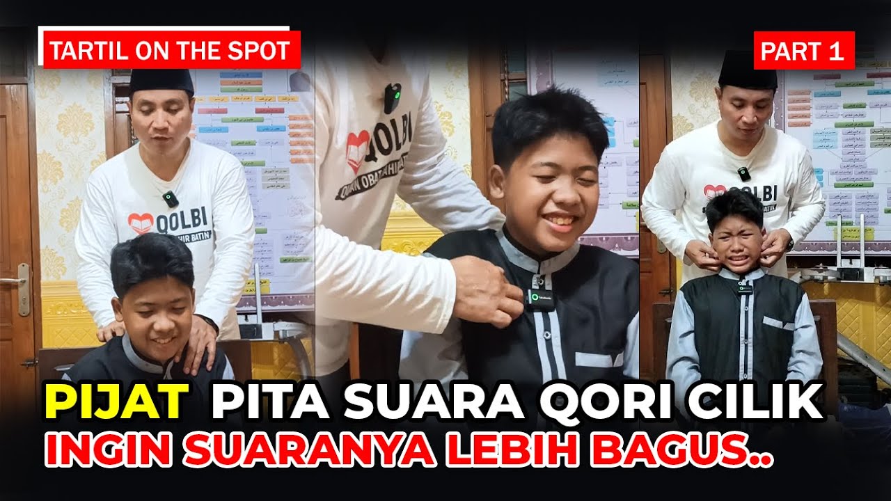 PIJAT PITA SUARA QORI CILIK BERSUARA MERDU.. INGIN LEBIH BAGUS LAGI SUARANYA..