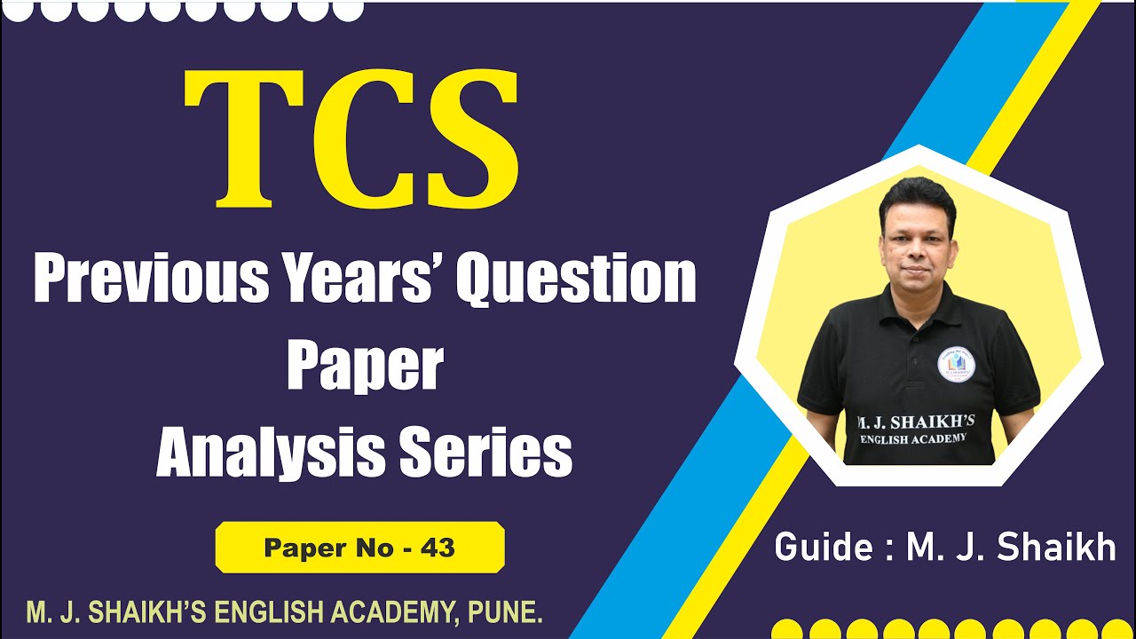 DVET ITI Group A  Paper No -43  Analyst By M. J. Shaikh #englishgrammar