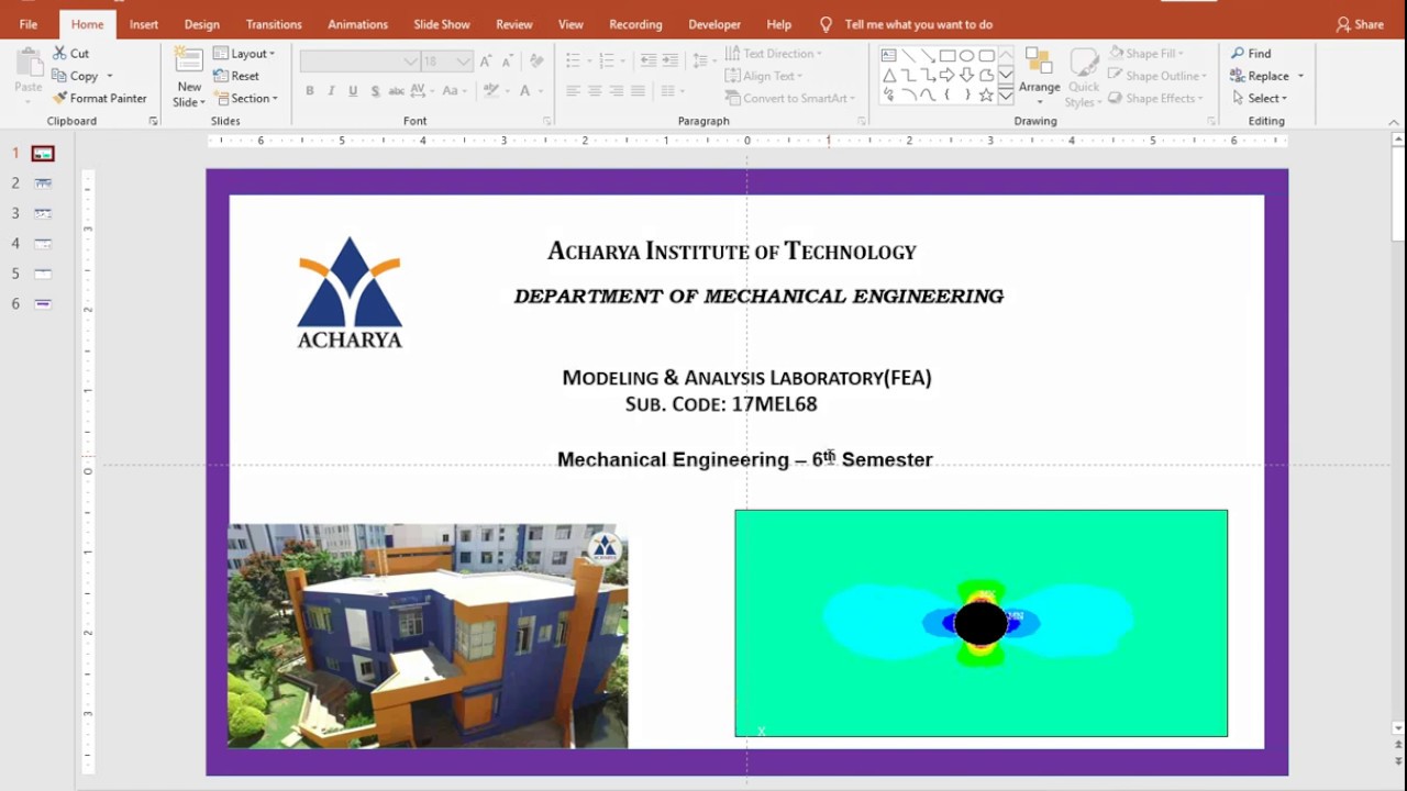 Analysis Stress Concentration in Plate with Hole