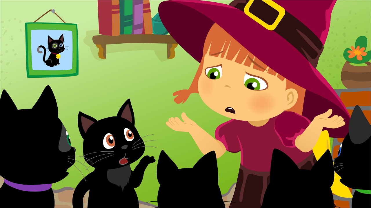 Para onde foi o gato? Uma cole&ccedil;&atilde;o de desenhos animados de uma hora | A Bruxinha Tatty