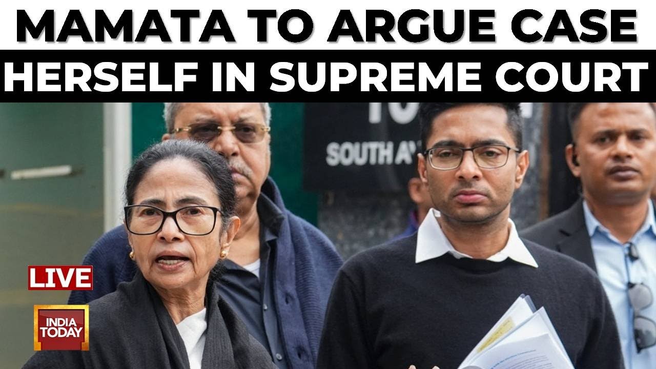 Mamata Banerjee In Supreme Court LIVE | WB CM To Appear Before Supreme Court In SIR Case
