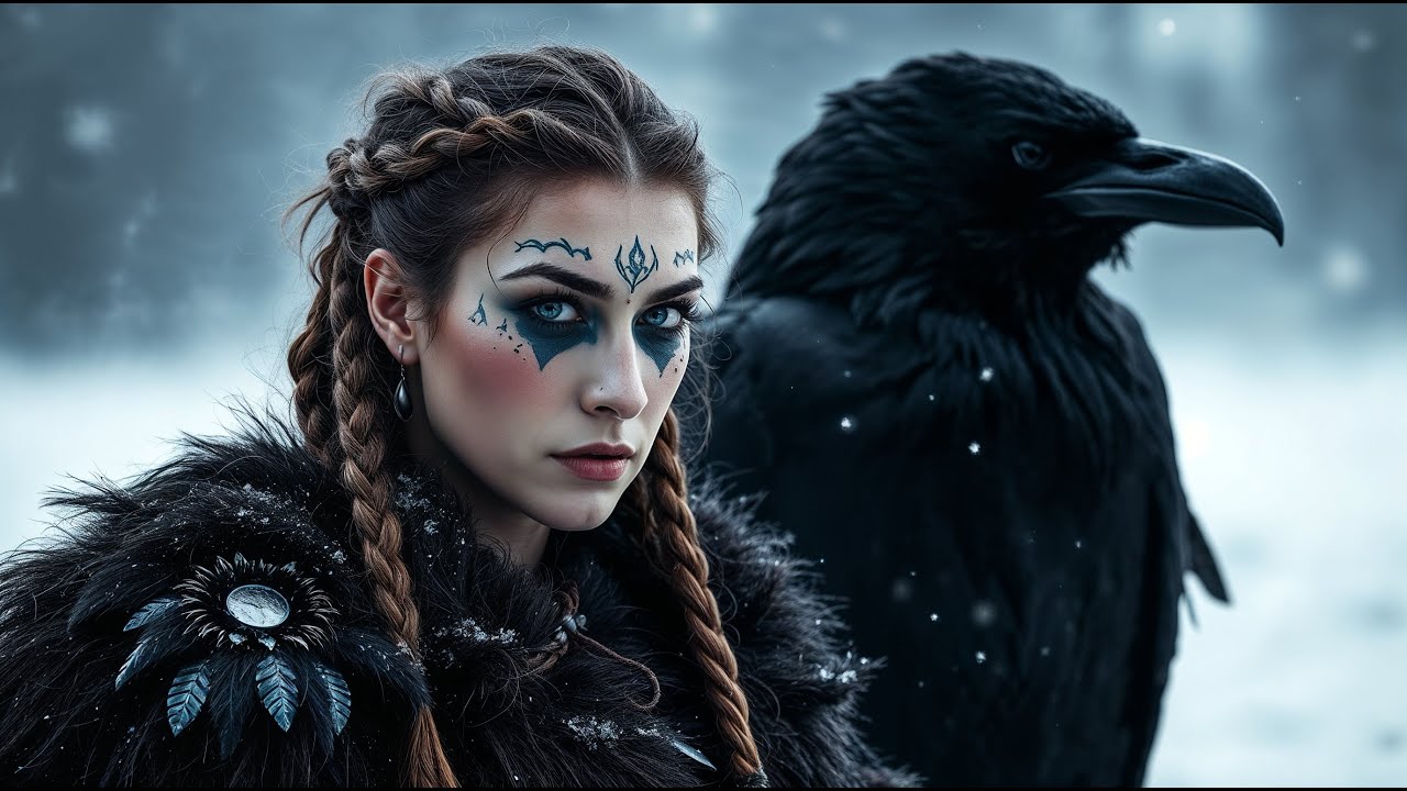 The Last Raven of Midgard | Nordic Viking Fantasy Music with Female Vocals (Nyckelharpa & Drums)