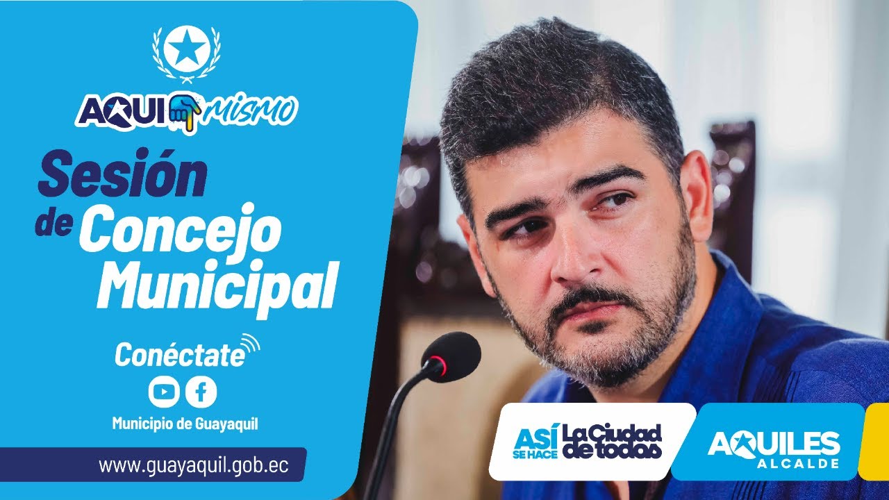 #EN VIVO 🔴 SESIÓN DEL CONCEJO MUNICIPAL DE GUAYAQUIL # 150 - 8 enero del 2026 #GUAYAQUIL