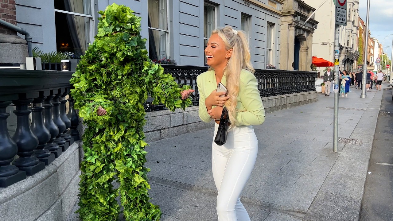 Today's Craziest Public Reactions Tree Prank