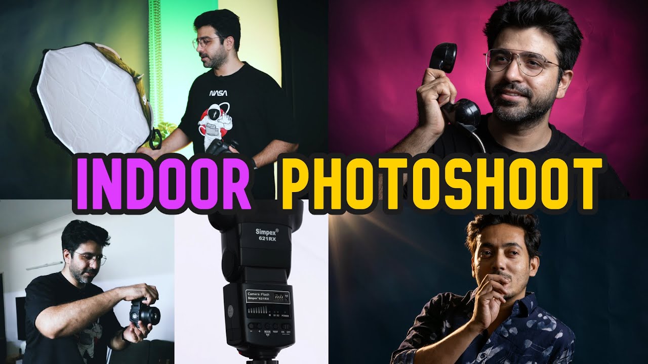 CREATIVE Photoshoot Ideas for Beginners | Using Simpex Flash Lights