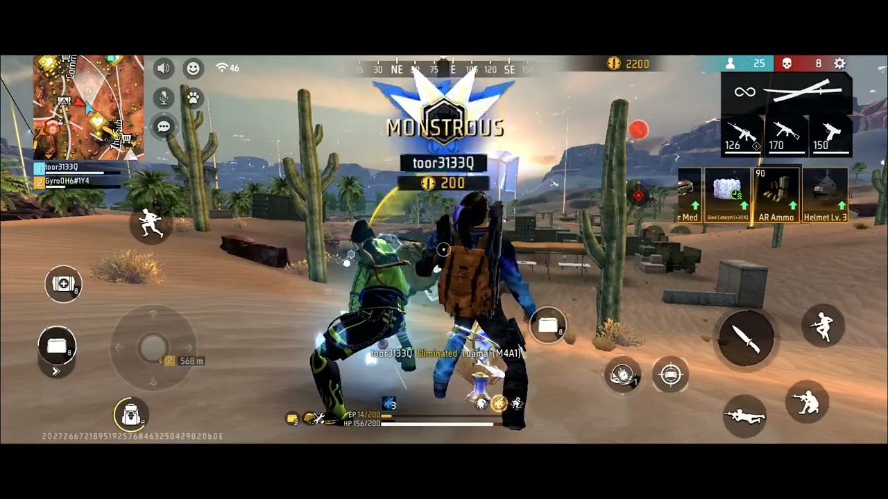 Free Fire Battle Royal Duo Match 🔥♥️ #freefire #viral #viralvideo #freefireindia 