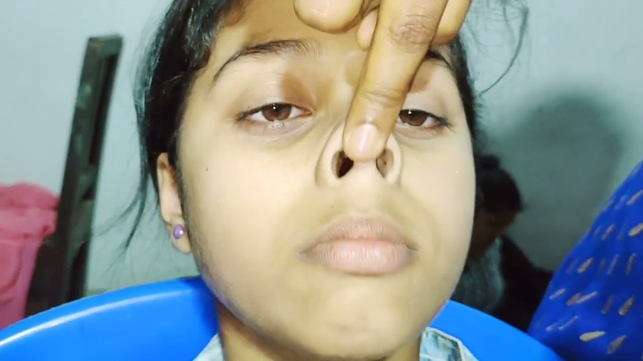 piggy nose massage and cheek pulling