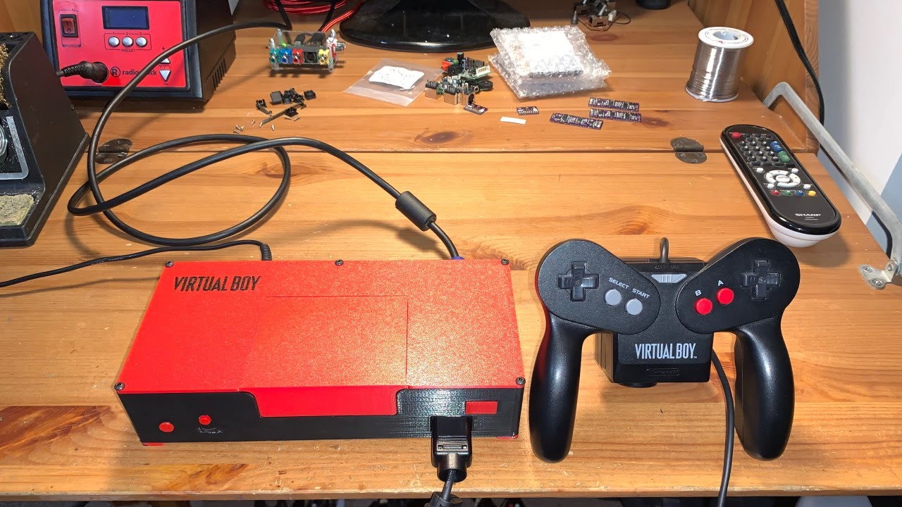 Установите Virtual Boy Consolizer! Подключите Virtual Boy к современному дисплею с помощью Virtua...