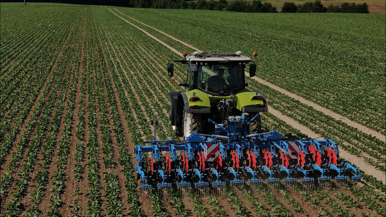 Bineuse Multicrop 12 rangs repliable avec guidage caméra