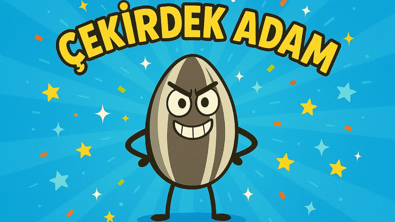 🌟 &Ccedil;ekirdek Adam | Animasyon &Ccedil;ocuk Şarkısı 🌟