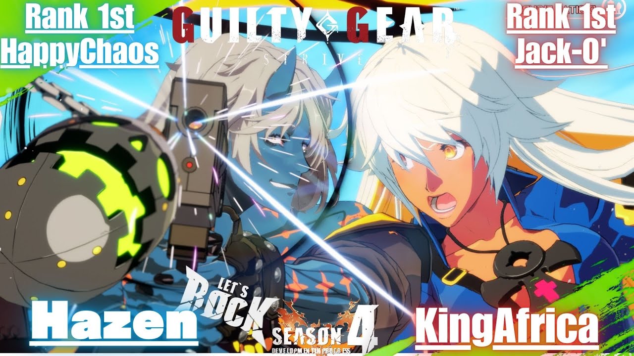 GGST➤Rank 1st HappyChaos / ケイオス [ Hazen ] vs Rank 1st Jack-O' /ジャックオー [ KingAfrica ] Guilty Gear
