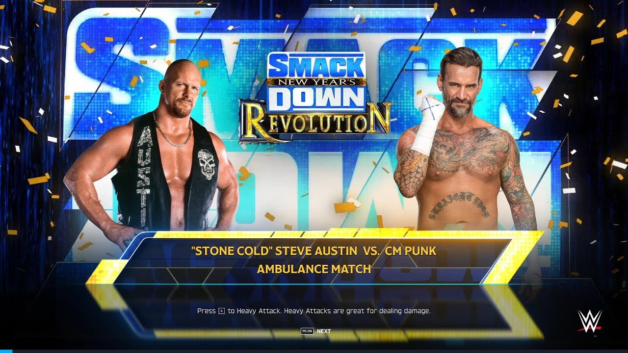 STONE COLD STEVE AUSTIN VS. CM PUNK: AMBULANCE MATCH | WHO GOES OUT ON A STRETCHER?! 🚨🐍