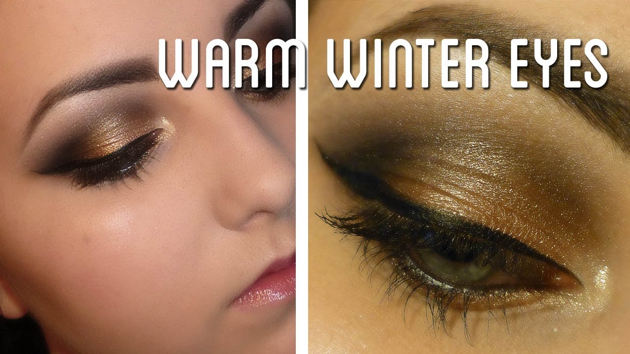 Warm Winter Eyes Makeup Tutorial