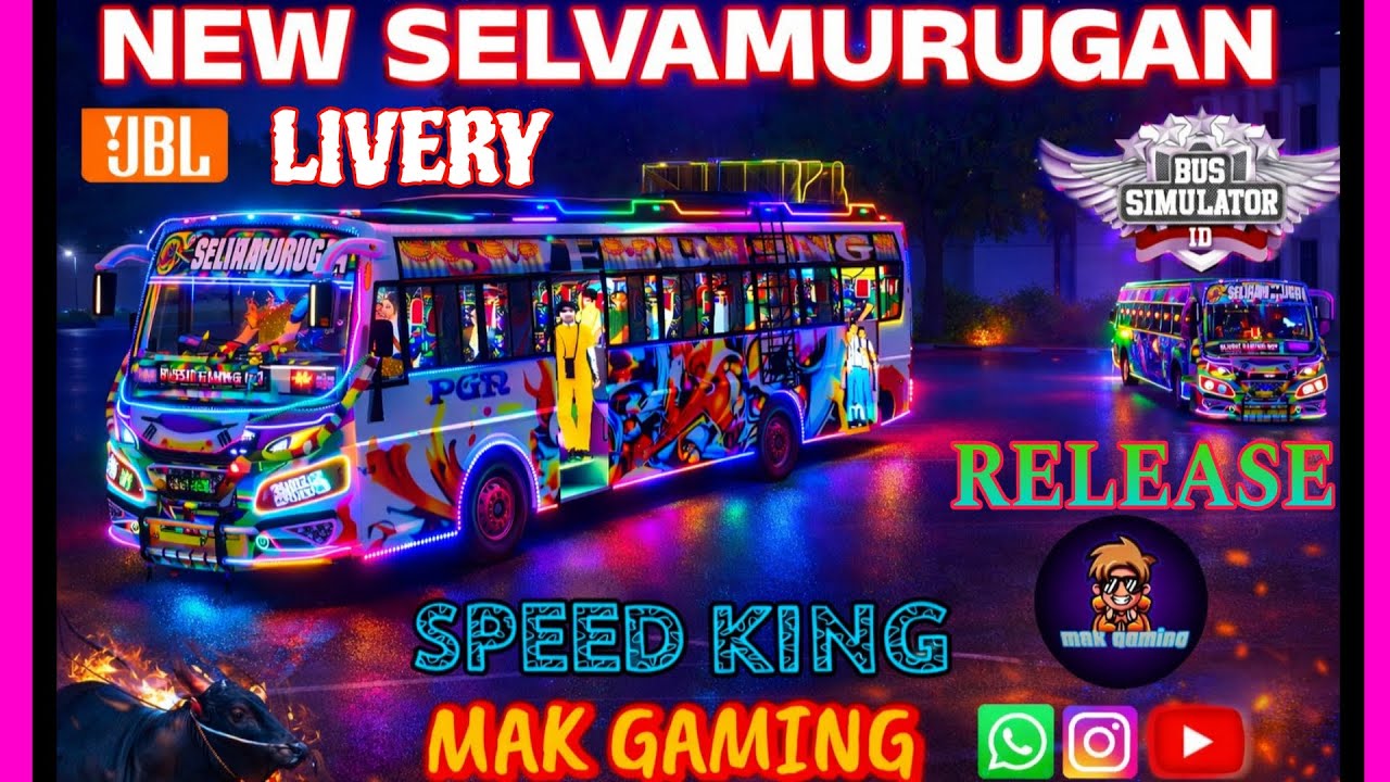 💠SELVAMURUGANBUS💠SPTBUSMOD💥RELEASE💥💗BUSSIMULATORINDONESIA💗TNPRIVATEBUS🌹#viralvideos#gaming#busgames 