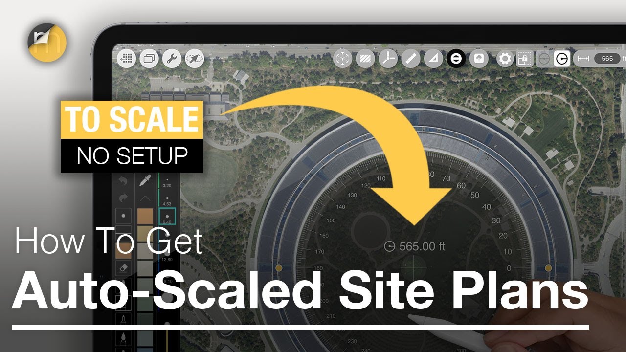 This Button Gets You Scaled Site Plans Instantly! How to for Architects, Landscape & Urban Design