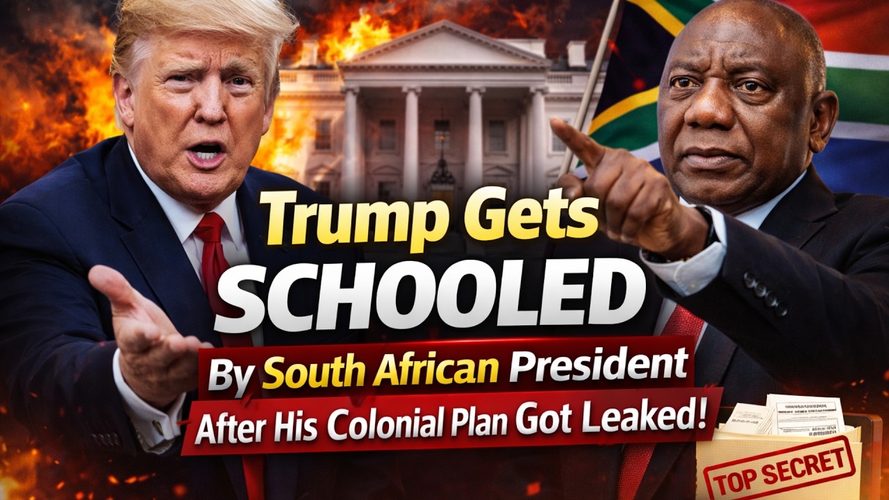 Trump Gets SCHOOLED By South African President After His Colonial Plan Got Leaked!