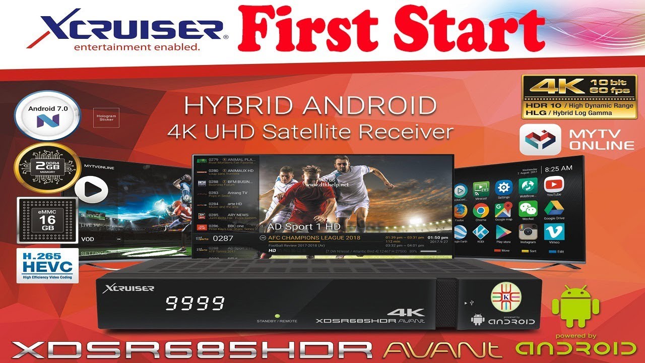 Xcruiser XDSR685HDR Operational Detail and Menu Settings Complete Tutorial Guide Video in Urdu/Hindi