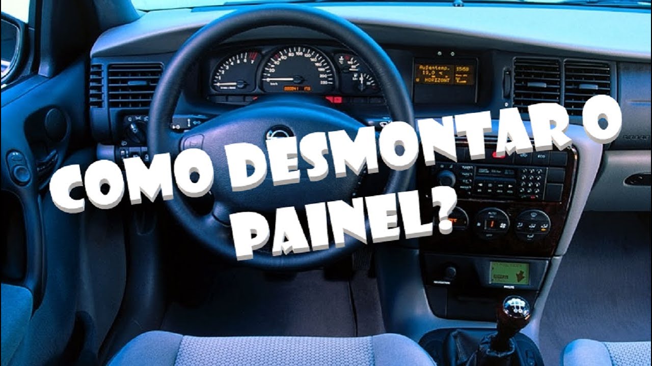 Desmontando painel do Vectra! Iluminação LED???