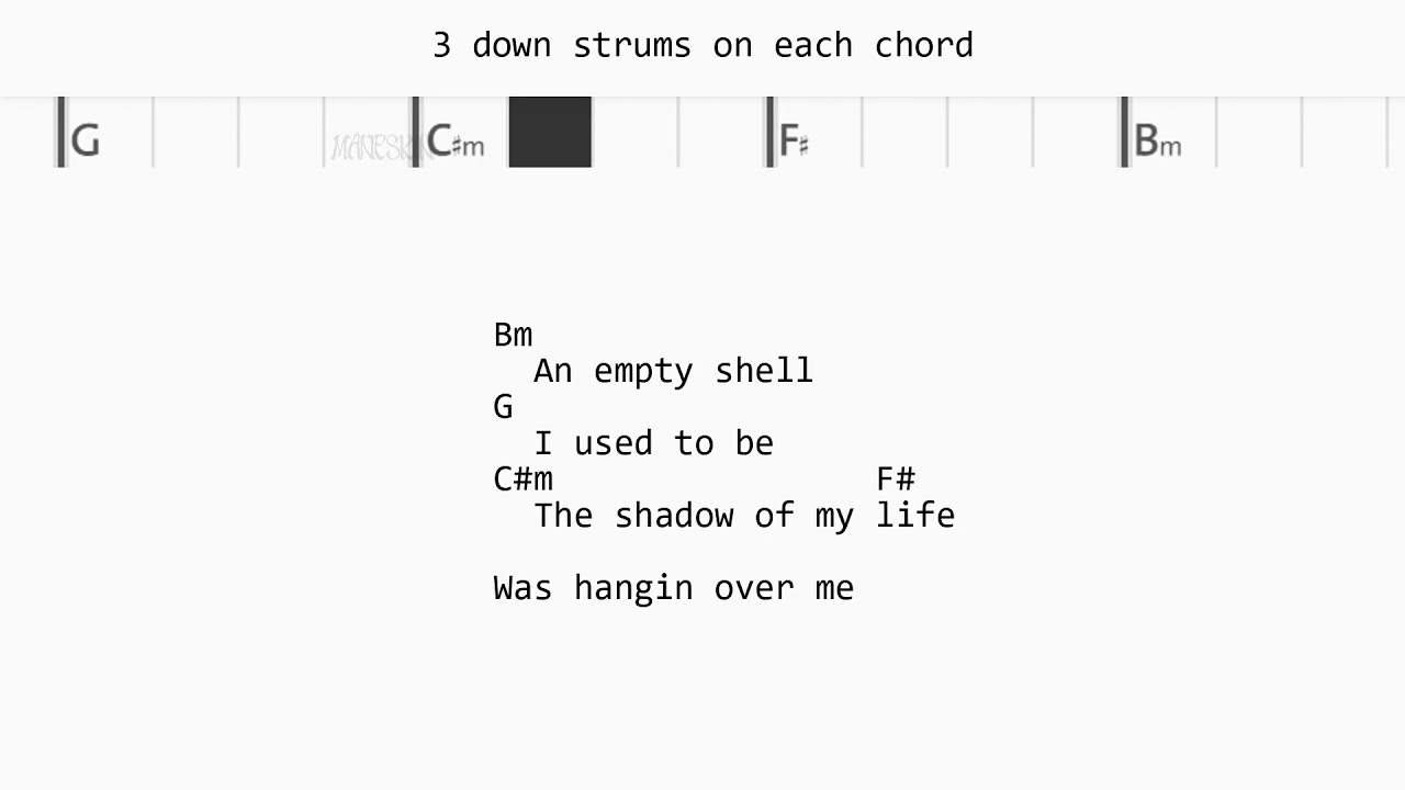 Måneskin - Beggin' | No capo | Play along | chords and lyrics 🎸
