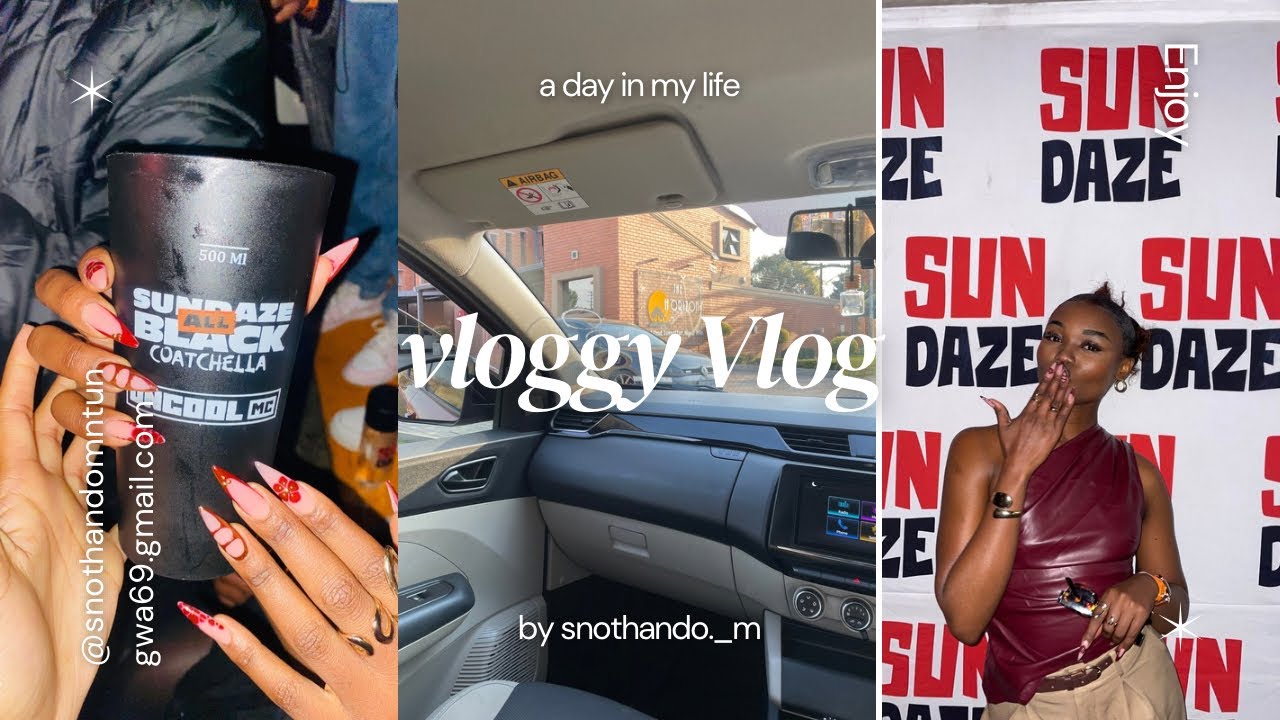 #vlog Back to jogging, Sun Daze event, new nails.❤️