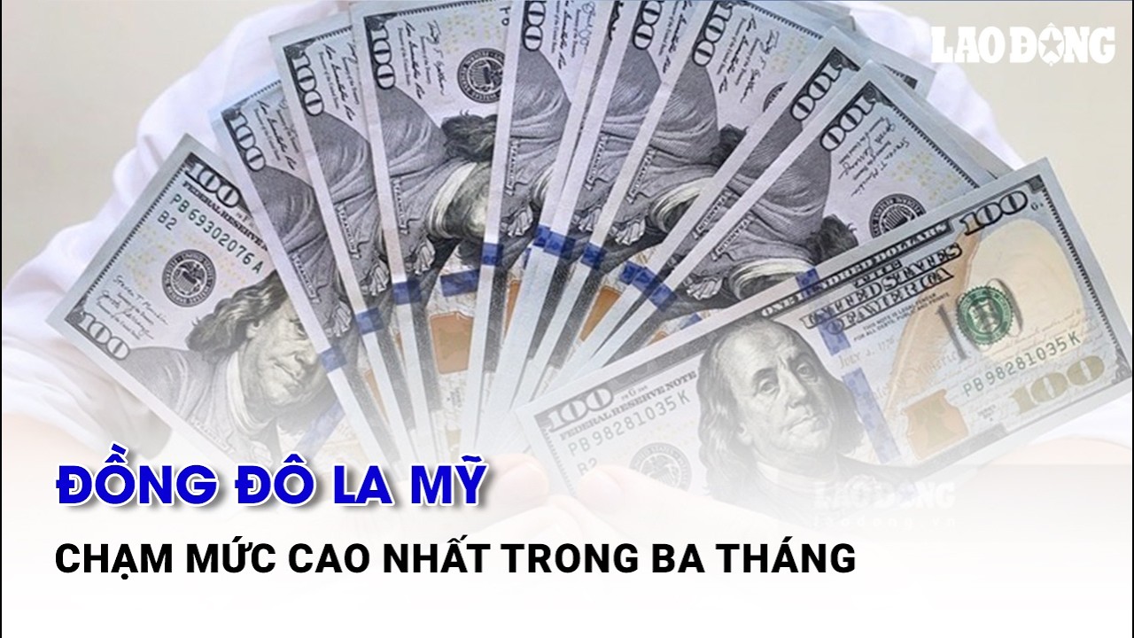 Đồng Đô la Mỹ chạm mức cao nhất trong ba tháng | Báo Lao Động