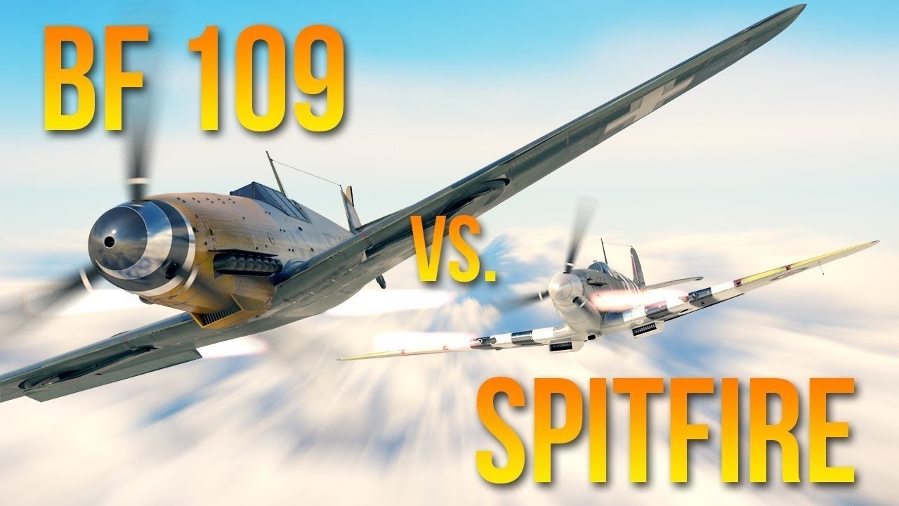 Спитфайр vs bf109. Битва за Англию