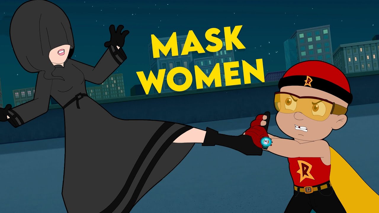Mighty Raju - Mask Woman Attacks! 😨| Superhero Cartoon Videos | Cartoon Adventure Kids