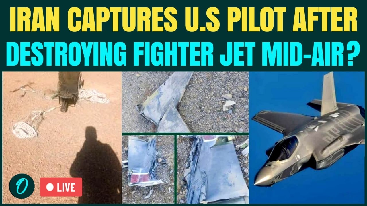 Iran CAPTURES US F-35 Pilot LIVE| Iran SHOOTS Down US Fighter Jet, Pilot Taken Hostage? US Iran LIVE