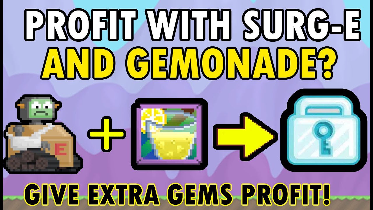 SURGERY PROFIT USING GEMONADE? HOW TO GET RICH WITH SURGERY ROLE! [ROAD TO DR TITLE #3] | Growtopia