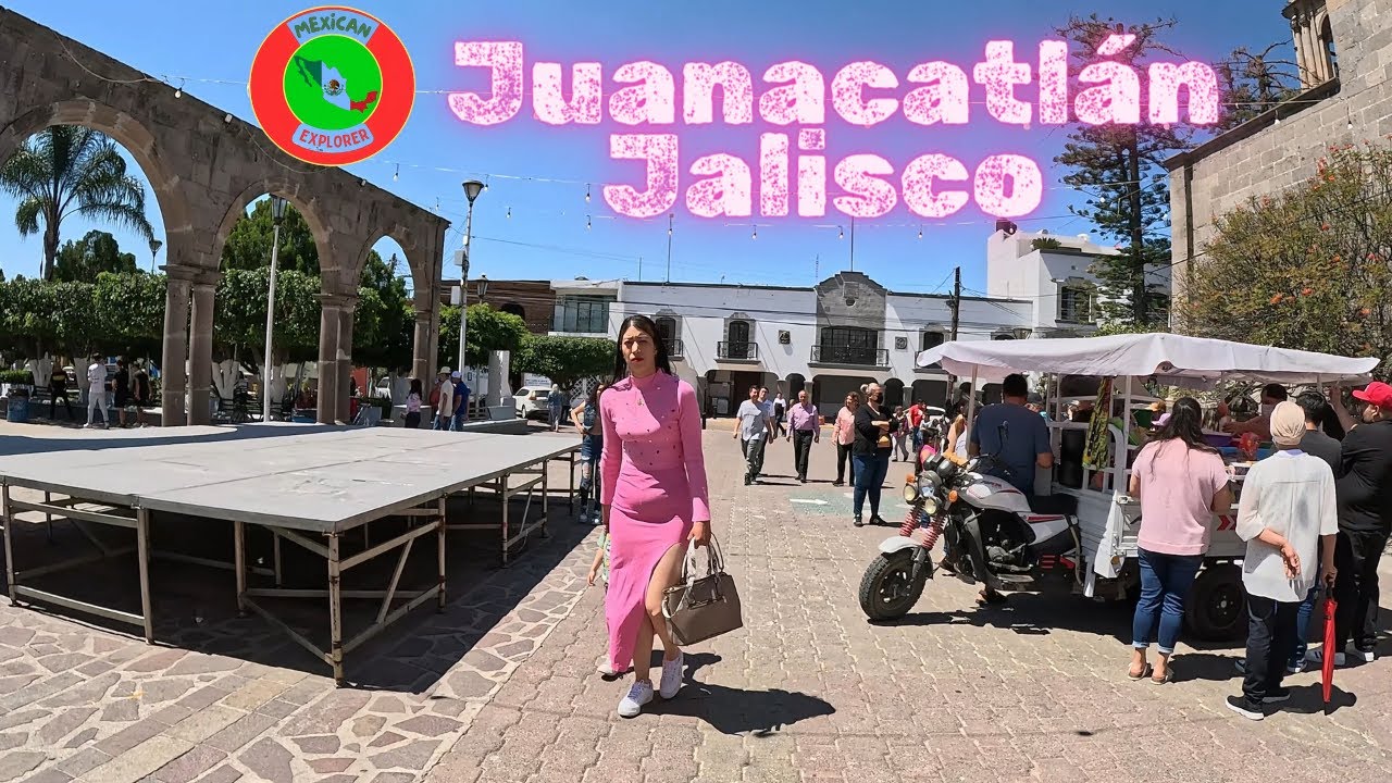 Juanacatlán Jalisco 4K Walking Tour