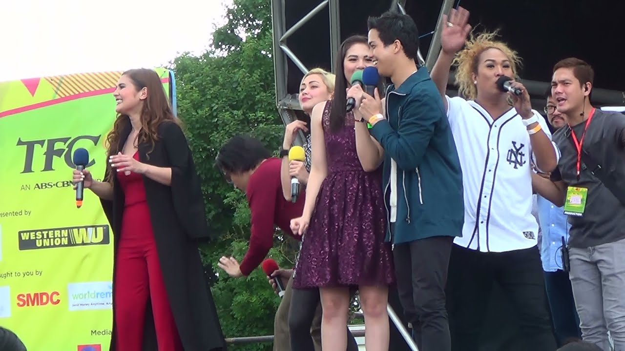 The Celebrity Guests at Day One of the 'Barrio Fiesta Sa London 2016' (Original Footage)
