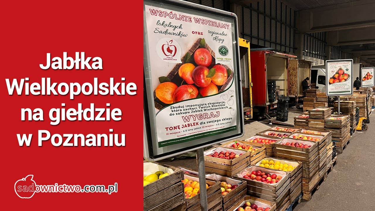 Jabłka Wielkopolskie na giełdzie w Poznaniu - WGRO wspiera lokalnych sadowników
