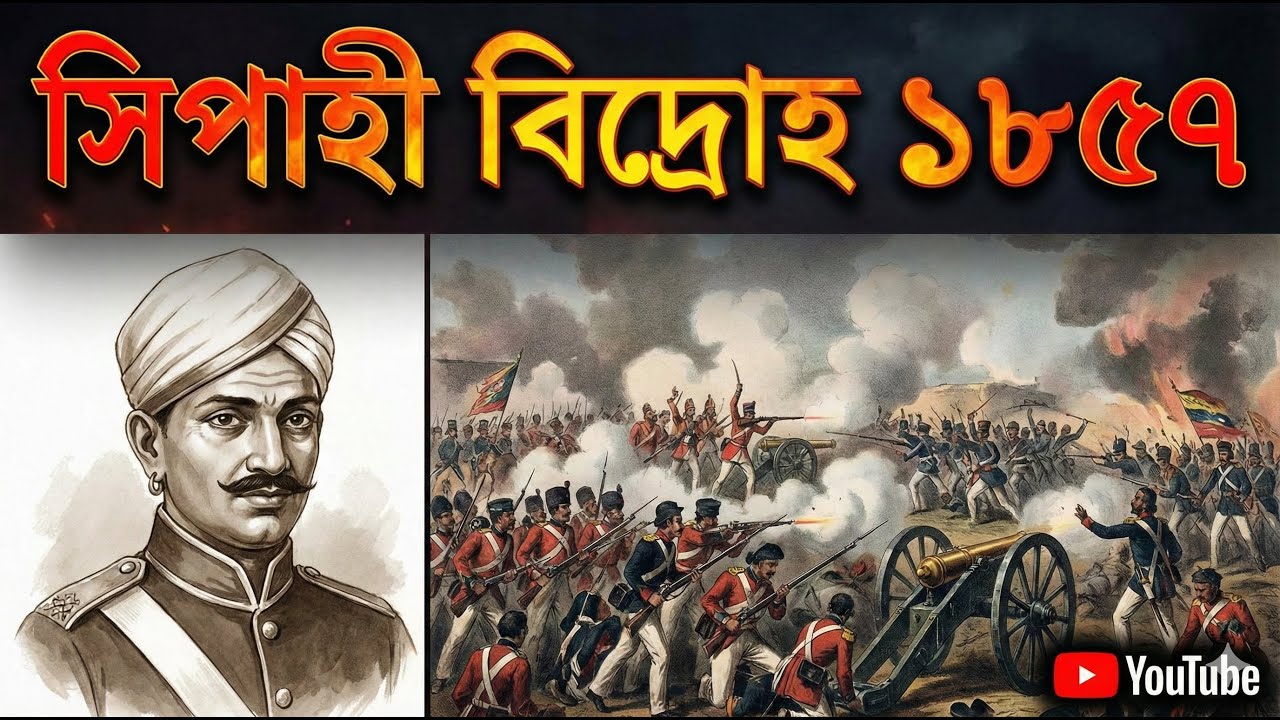 সিপাহী বিদ্রোহের কারণ ও ফলাফল | History of Sepoy Mutiny 1857 (Bangla)