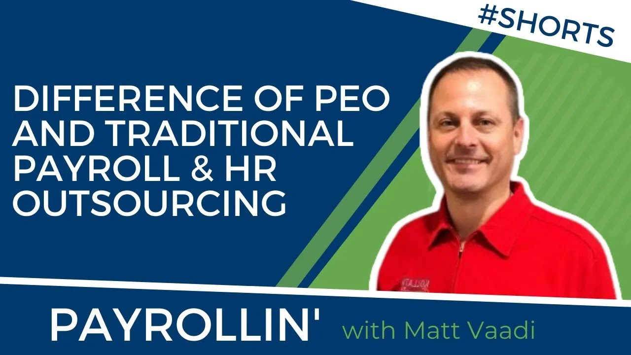 Difference of PEO and Traditional Payroll and HR Outsourcing