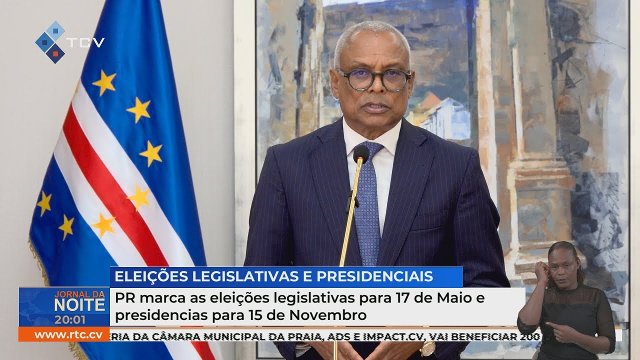 PR marca as eleições legislativas para 17 de Maio e presidenciais para 15 de Novembro