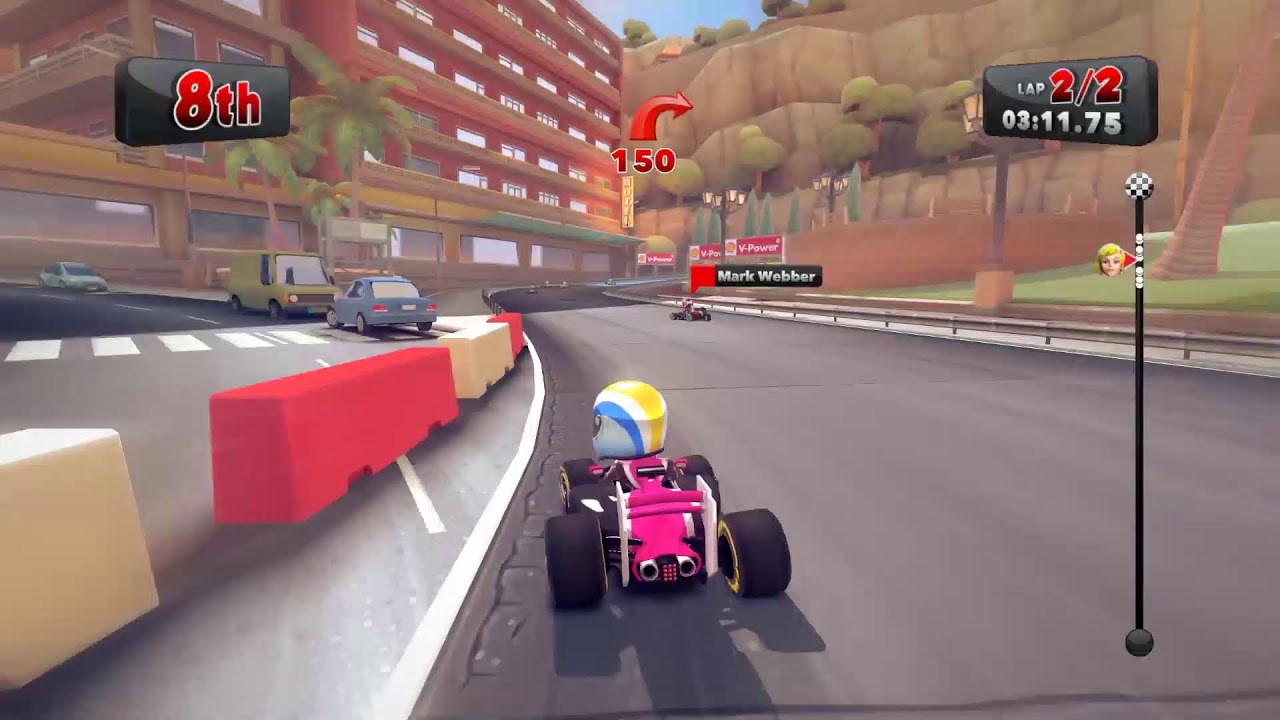 Παίζω F1 Race Stars (PC Steam) 1080p με Jessica Chekker (Endurance II 3000 CC)